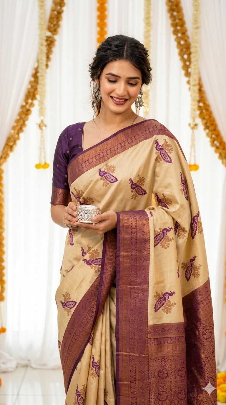 YNF Wholesale Banarasi Soft Silk Zari Border Sarees  | Surat Manufacturer