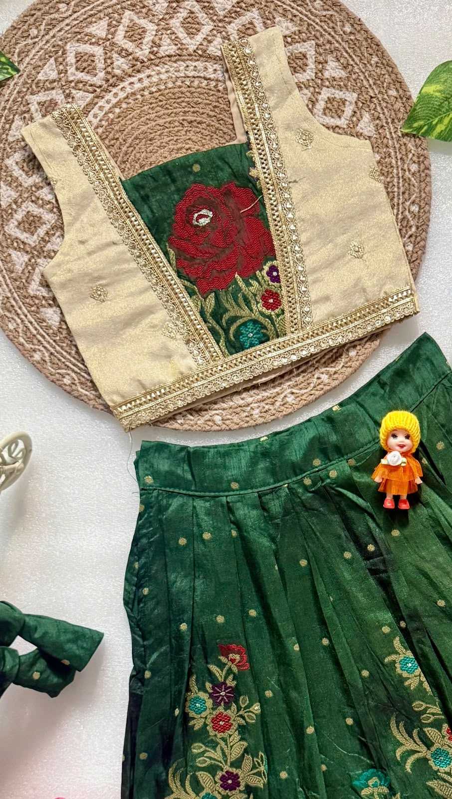 YNF Wholesale Dola Silk Kids Lehenga  | Surat Manufacturer
