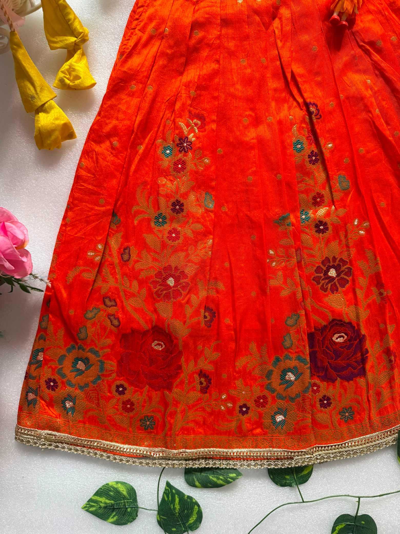 YNF Wholesale Dola Silk Kids Lehenga  | Surat Manufacturer