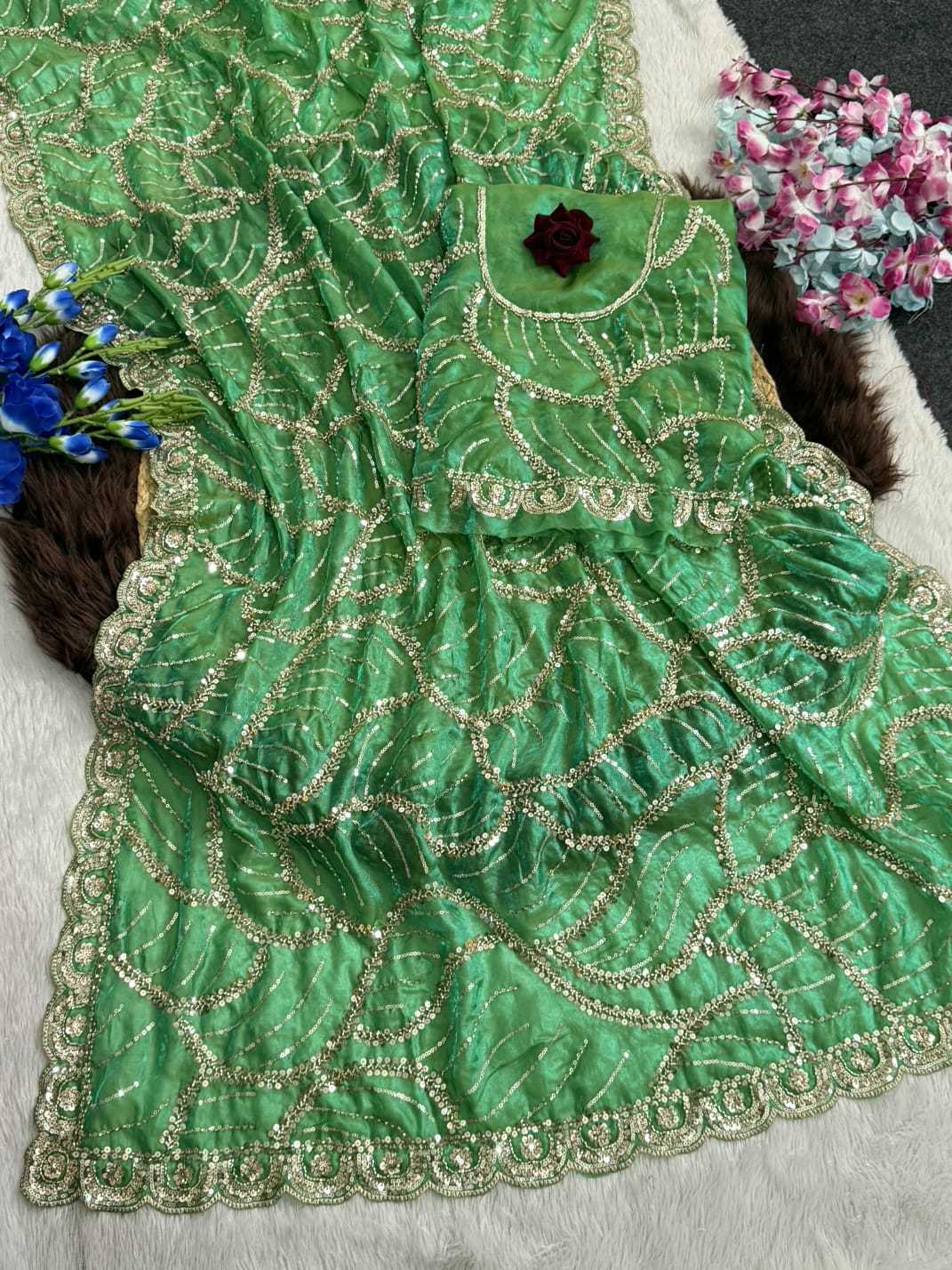 YNF Wholesale Space Silk Designer Sarees  | Surat Manufacturer