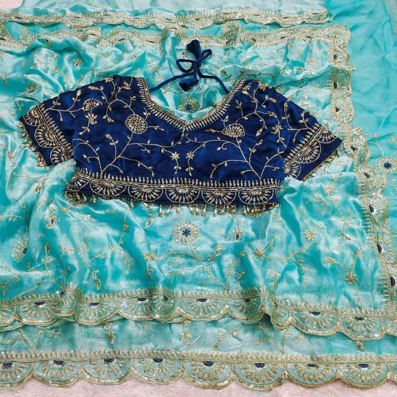 YNF Wholesale Satin Embroidered Sarees KESH588 Rich | Surat Manufacturer