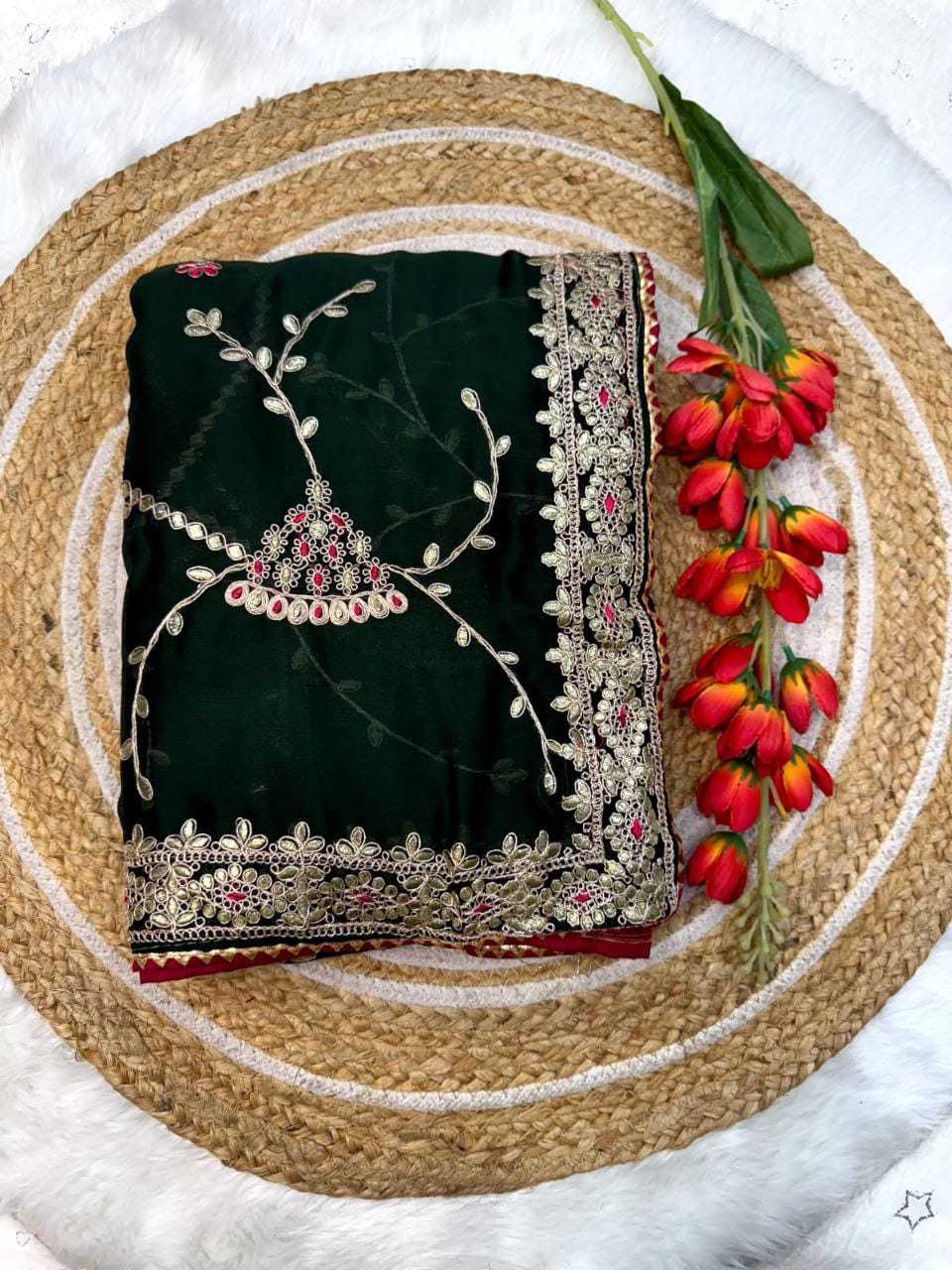 YNF Wholesale Satin Designer Sarees  | Surat Manufacturer