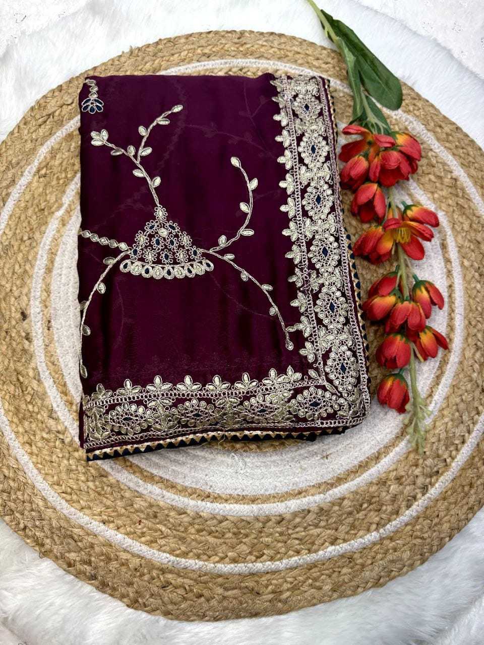YNF Wholesale Satin Designer Sarees  | Surat Manufacturer