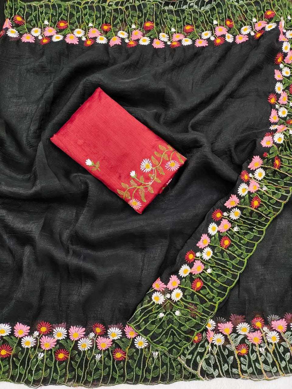 YNF Wholesale Crush Silk Party Wear Sarees KESH588 Vanila | Surat Manufacturer