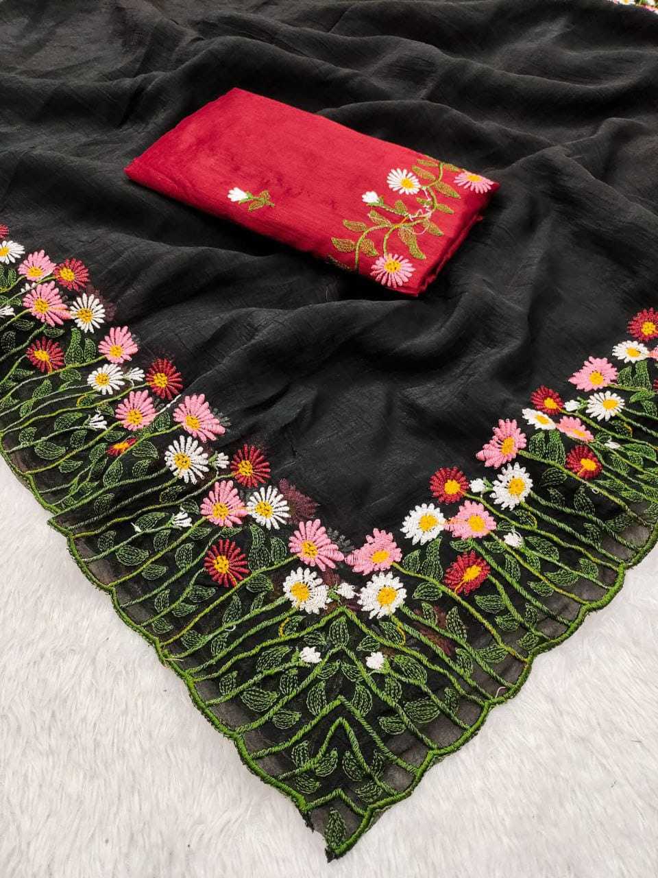 YNF Wholesale Crush Silk Party Wear Sarees KESH588 Vanila | Surat Manufacturer