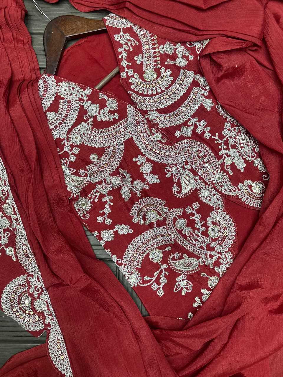 YNF Wholesale Chinon Ready To Wear Sarees  | Surat Manufacturer