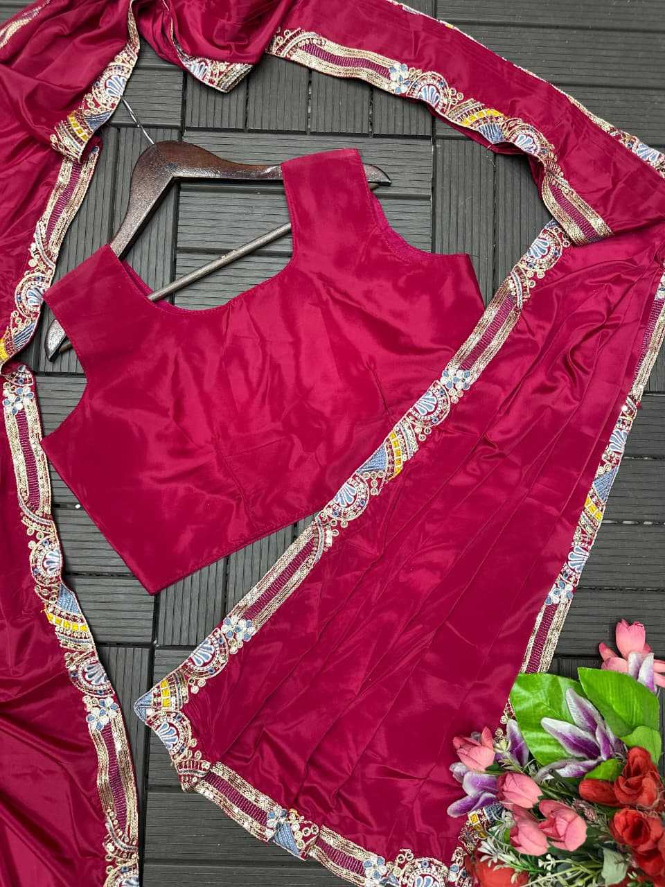 YNF Wholesale Crepe Ready To Wear Sarees  | Surat Manufacturer