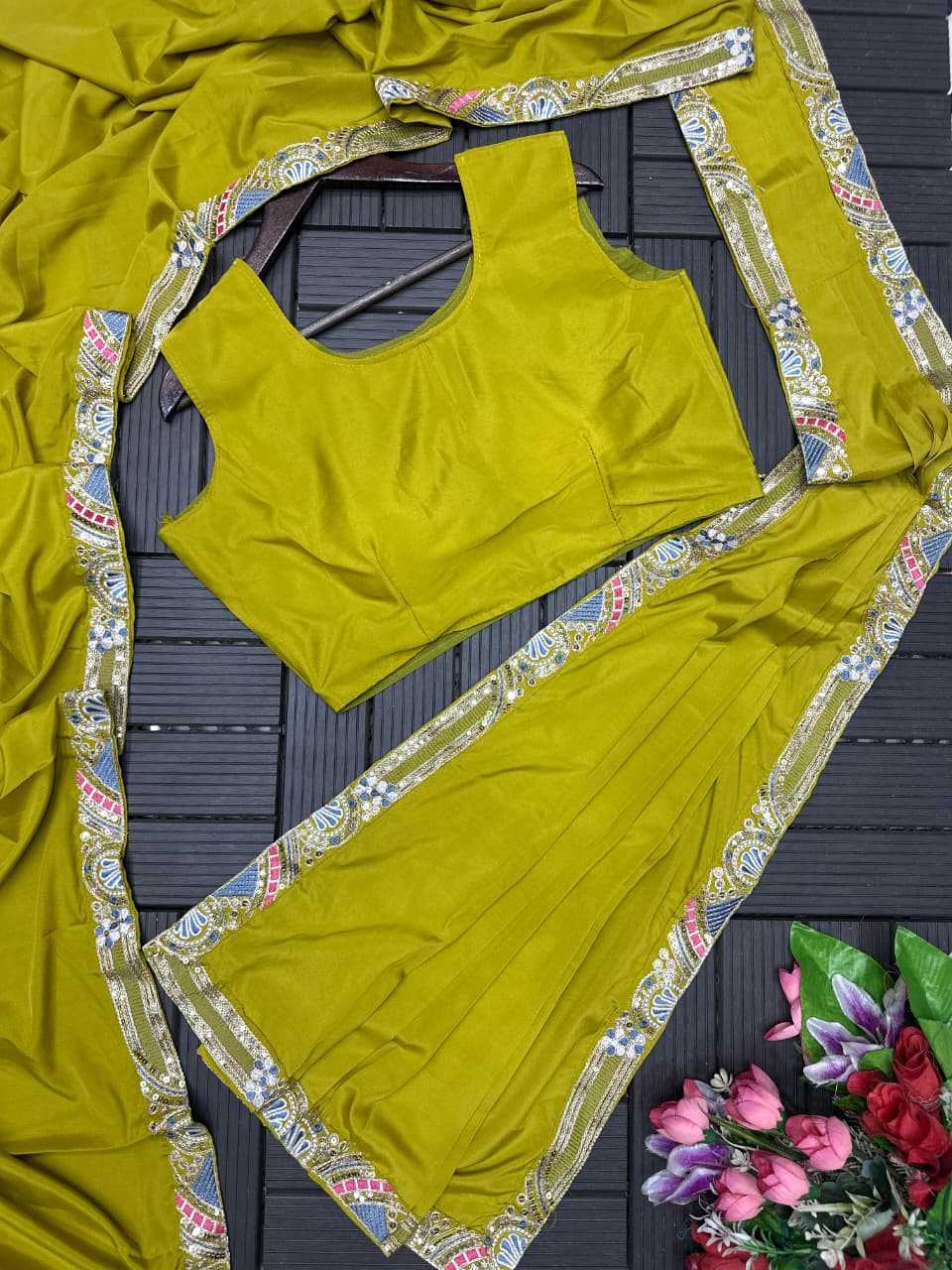 YNF Wholesale Crepe Ready To Wear Sarees  | Surat Manufacturer