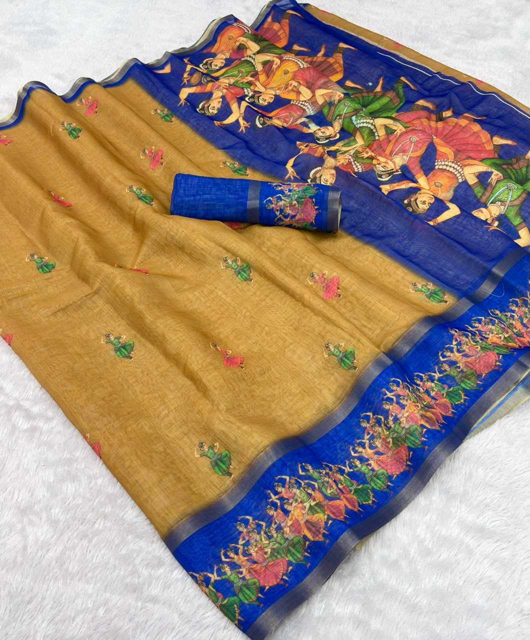 YNF Wholesale Cotton Printed Sarees  | Surat Manufacturer
