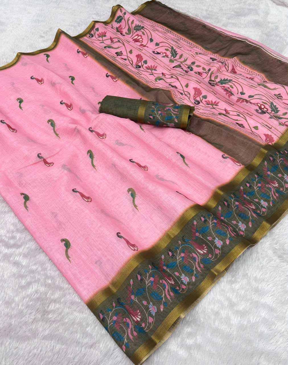 YNF Wholesale Cotton Printed Sarees  | Surat Manufacturer