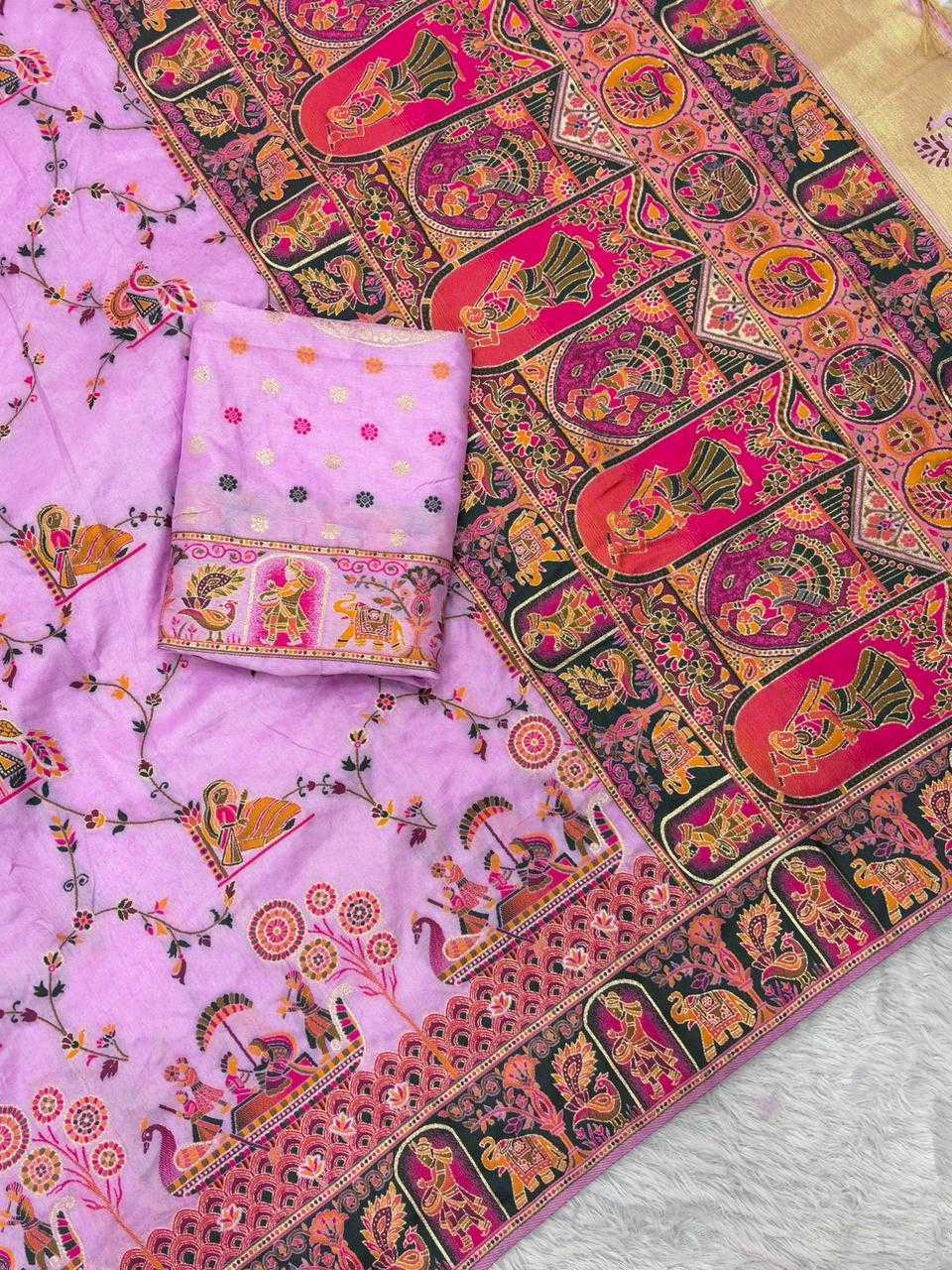 YNF Wholesale Pashmina Traditional Silk Sarees  | Surat Manufacturer
