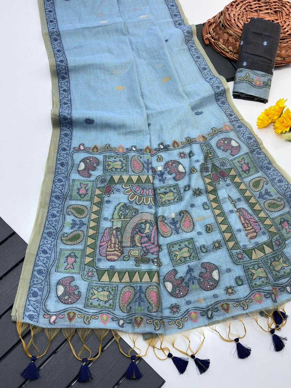 YNF Wholesale Cotton Designer Sarees  | Surat Manufacturer