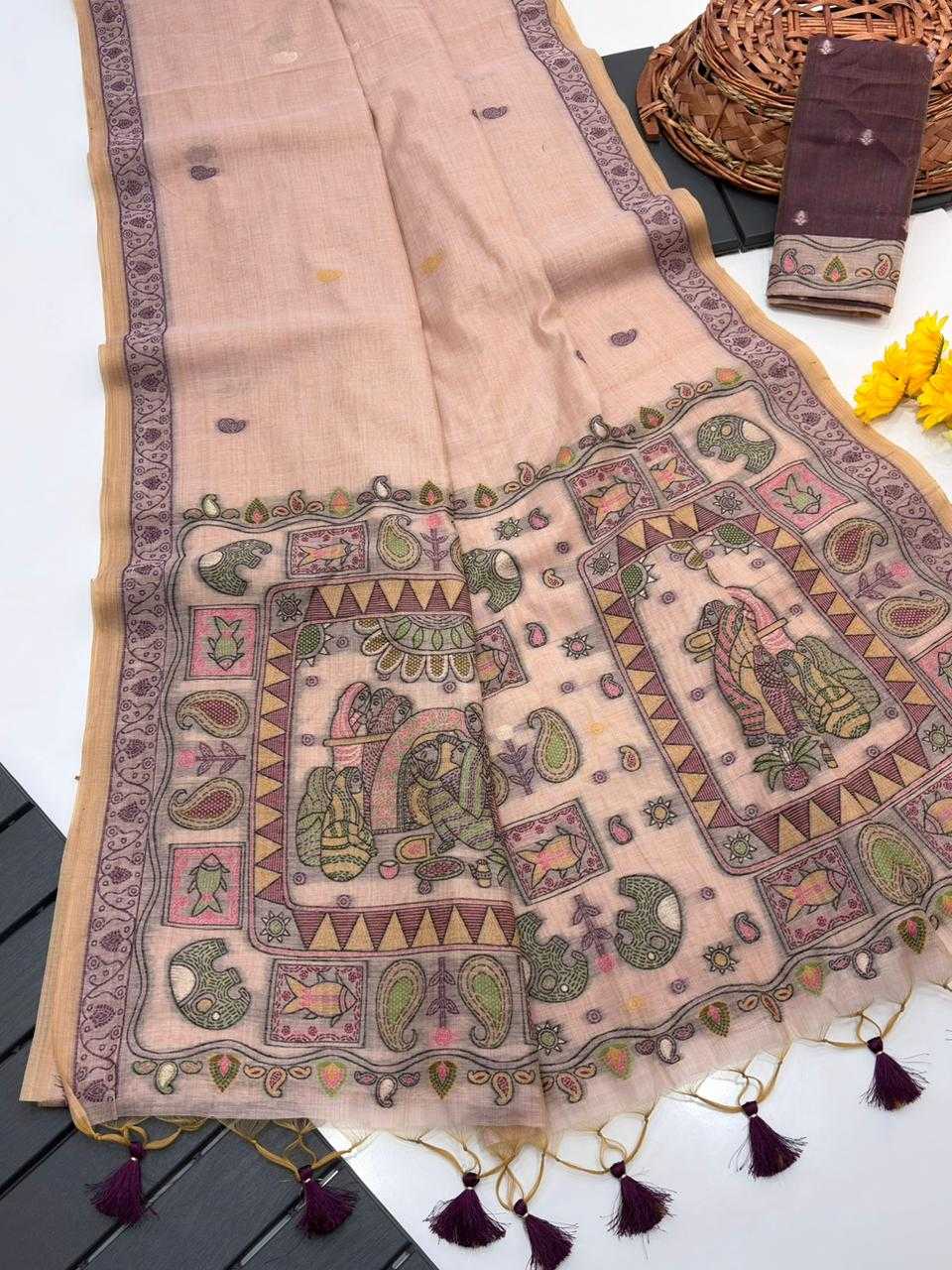 YNF Wholesale Cotton Designer Sarees  | Surat Manufacturer