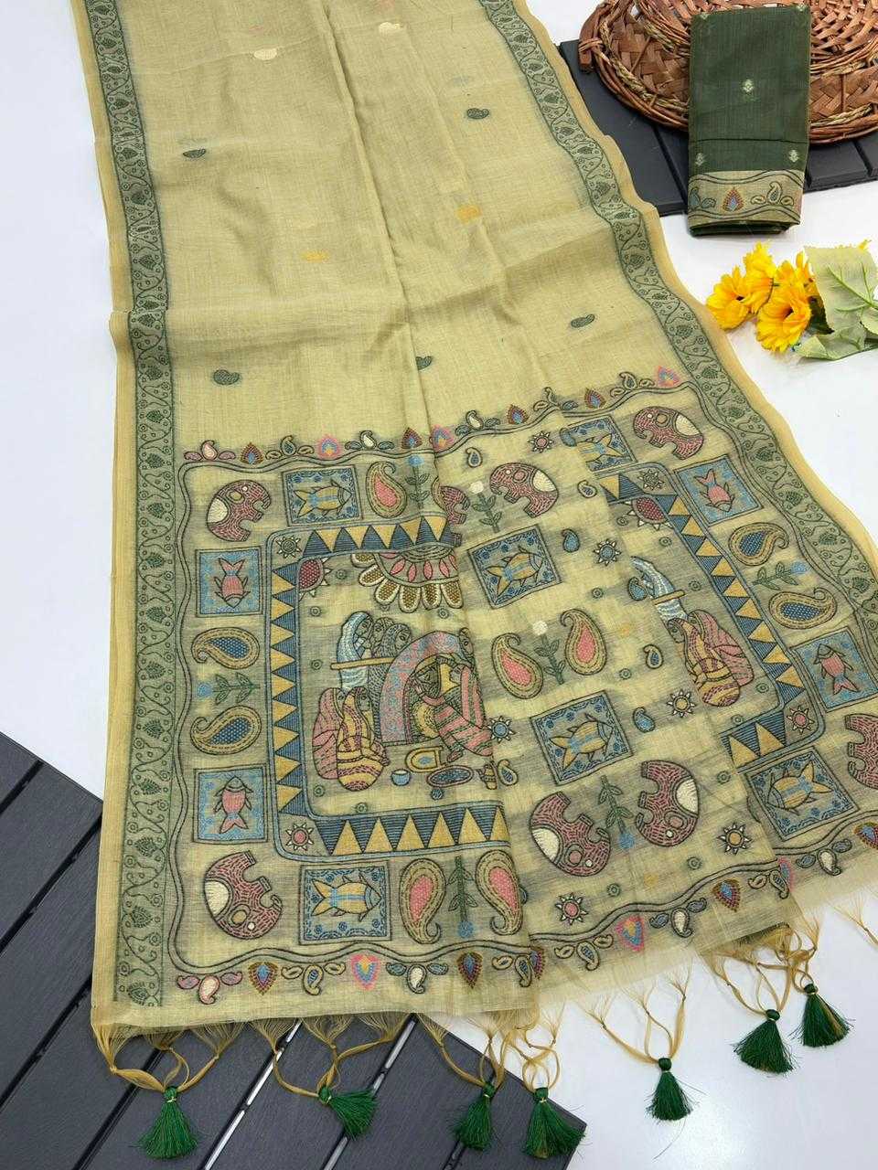 YNF Wholesale Cotton Designer Sarees  | Surat Manufacturer