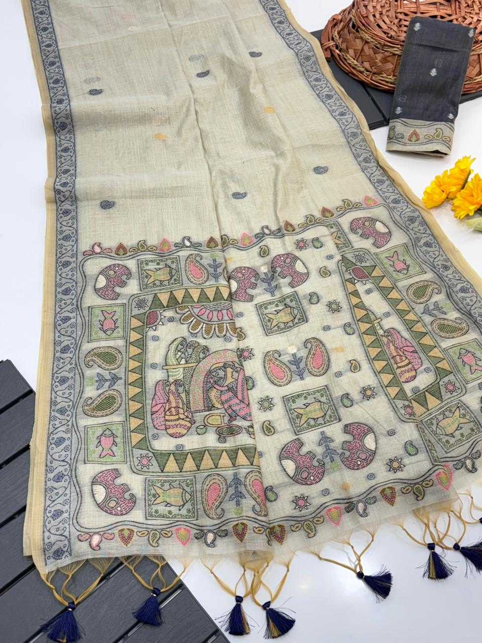 YNF Wholesale Cotton Designer Sarees  | Surat Manufacturer