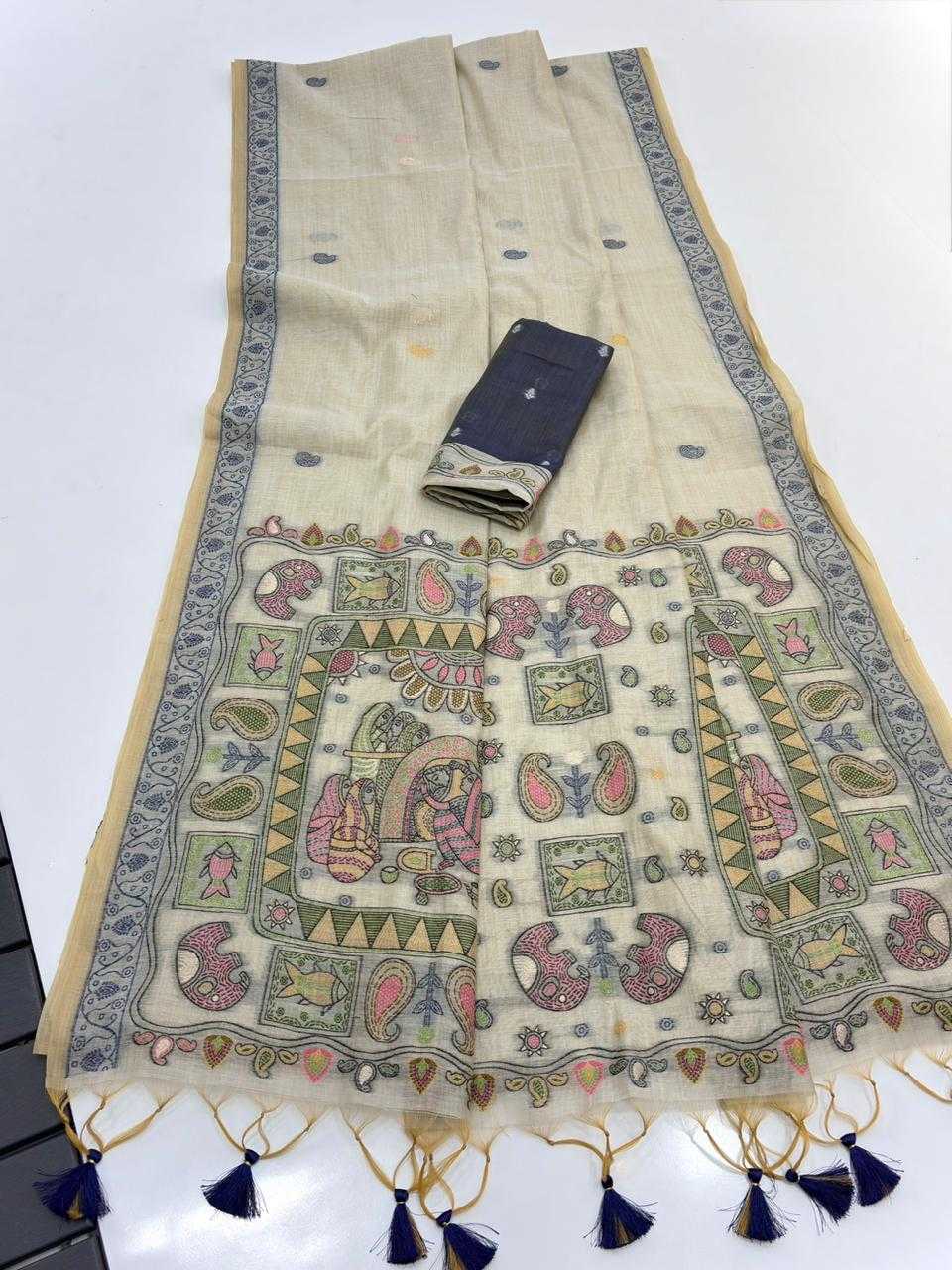YNF Wholesale Cotton Designer Sarees  | Surat Manufacturer