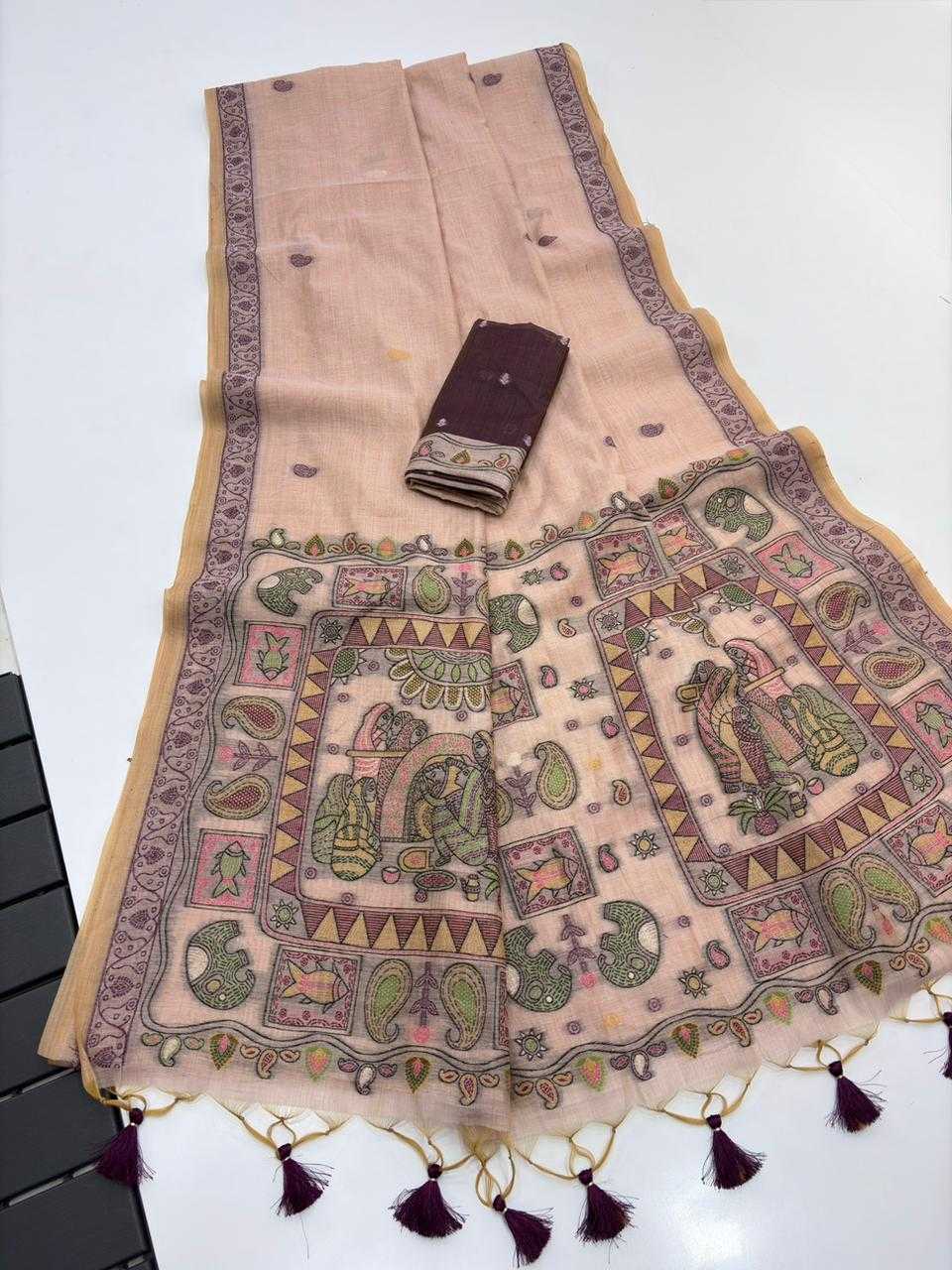 YNF Wholesale Cotton Designer Sarees  | Surat Manufacturer