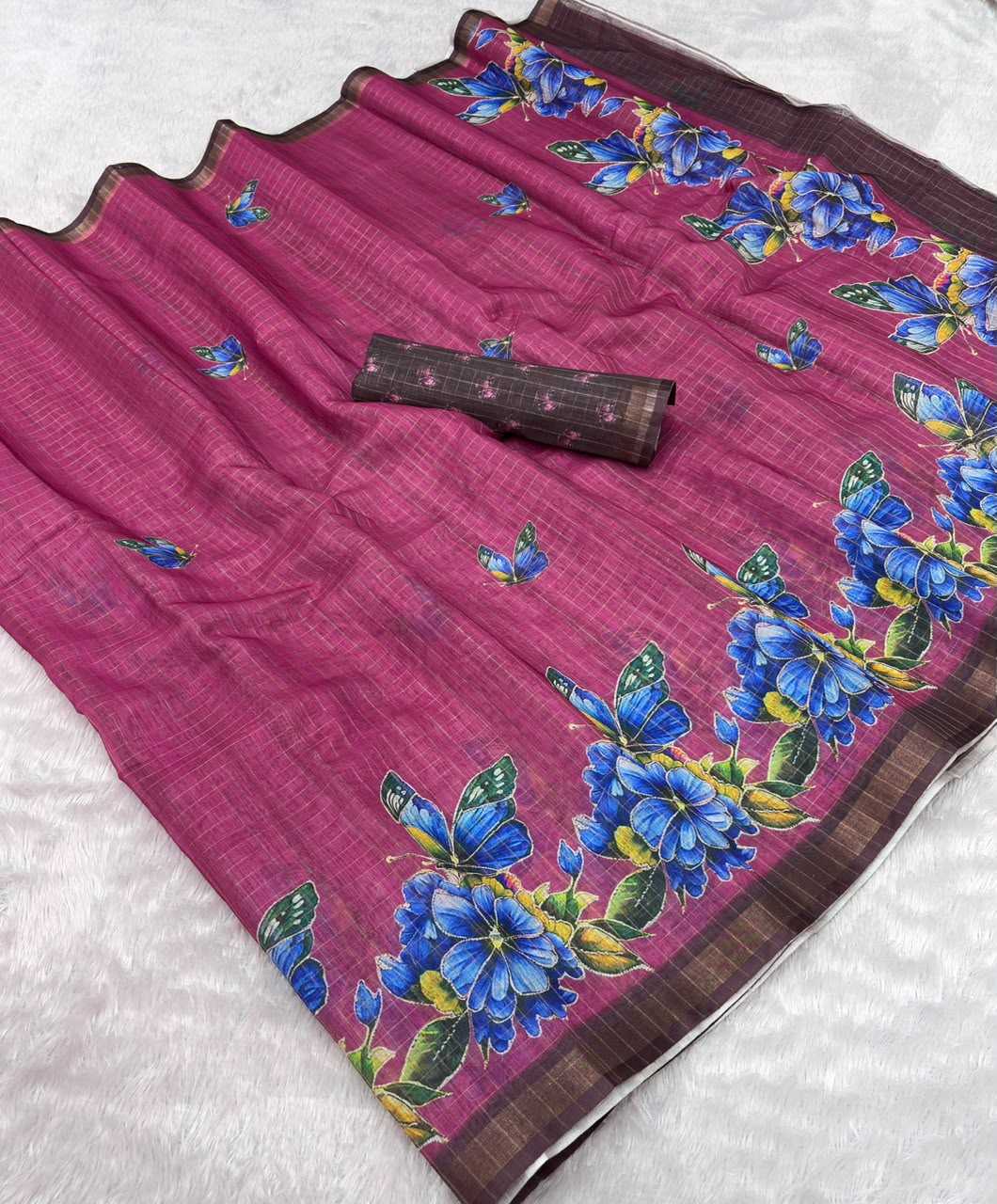 YNF Wholesale Cotton Printed Sarees  | Surat Manufacturer