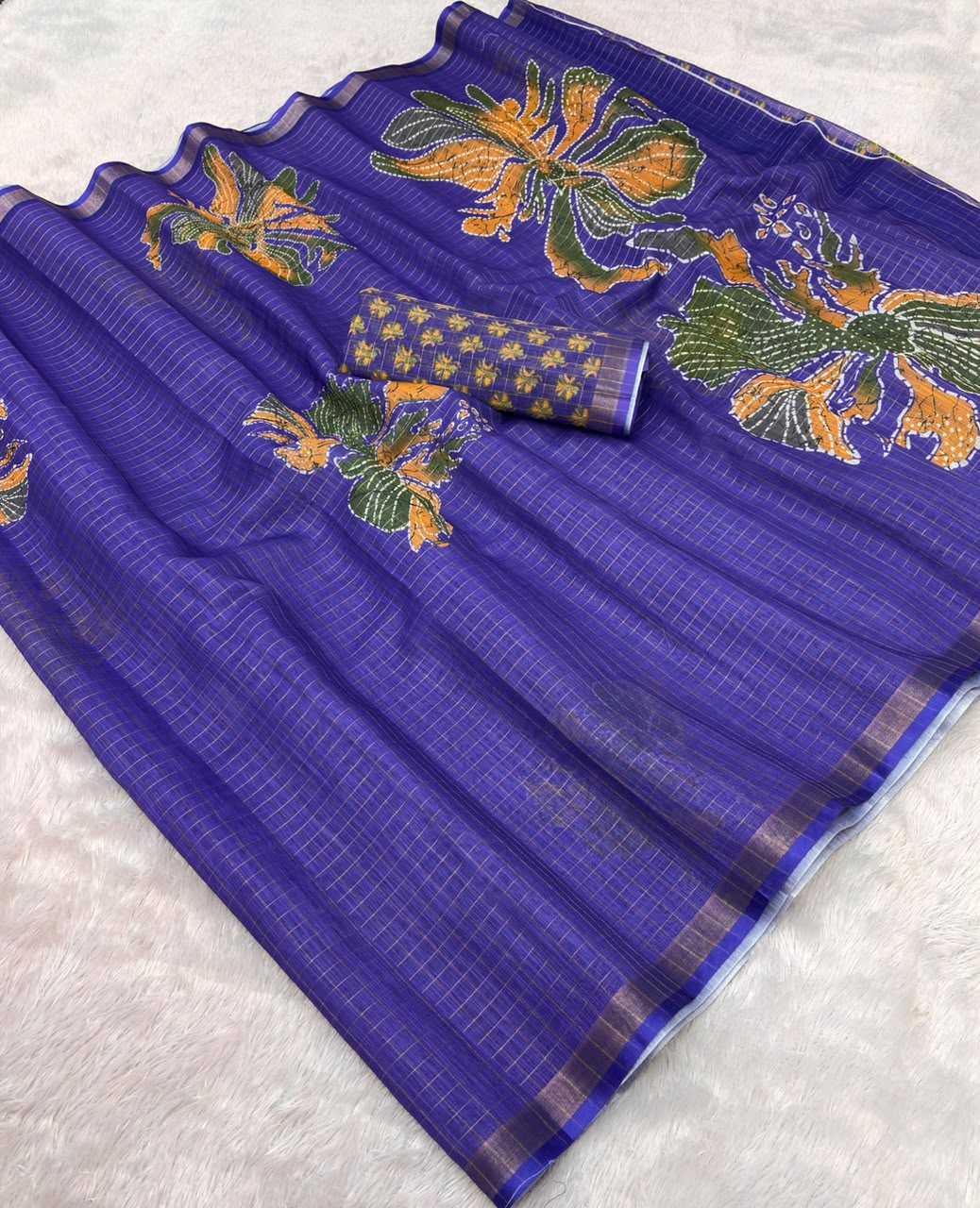 YNF Wholesale Cotton Printed Sarees  | Surat Manufacturer