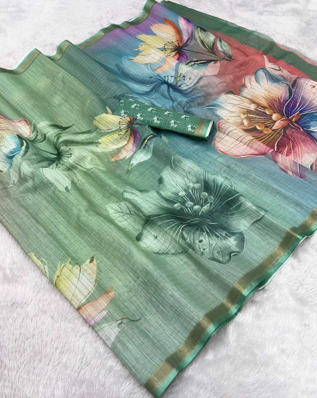 YNF Wholesale Cotton Printed Sarees  | Surat Manufacturer