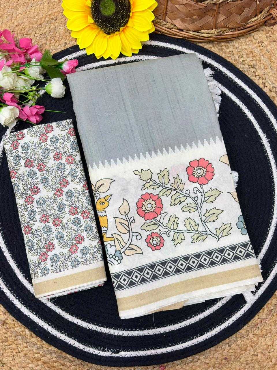 YNF Wholesale Cotton Printed Sarees  | Surat Manufacturer