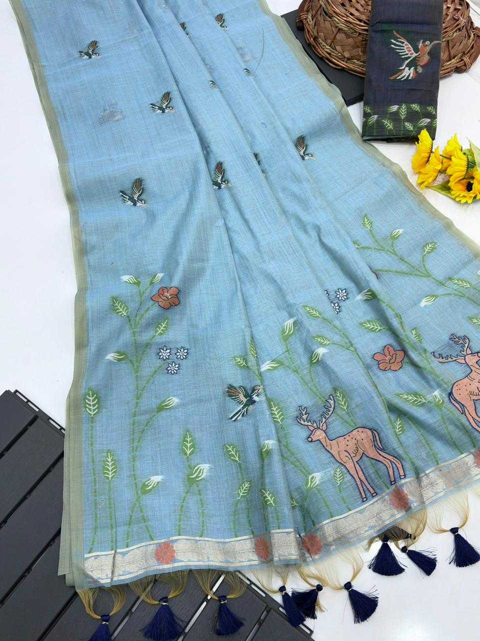 YNF Wholesale Cotton Designer Sarees  | Surat Manufacturer