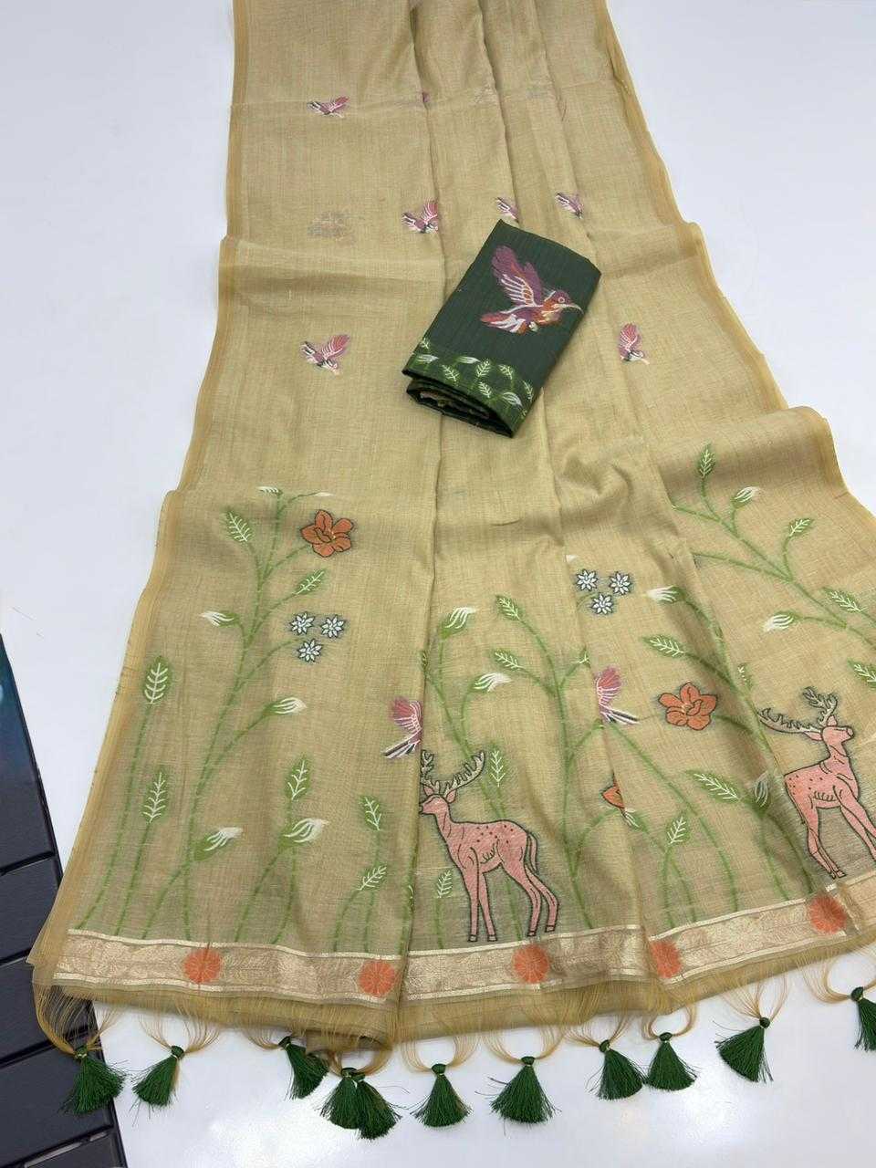 YNF Wholesale Cotton Designer Sarees  | Surat Manufacturer