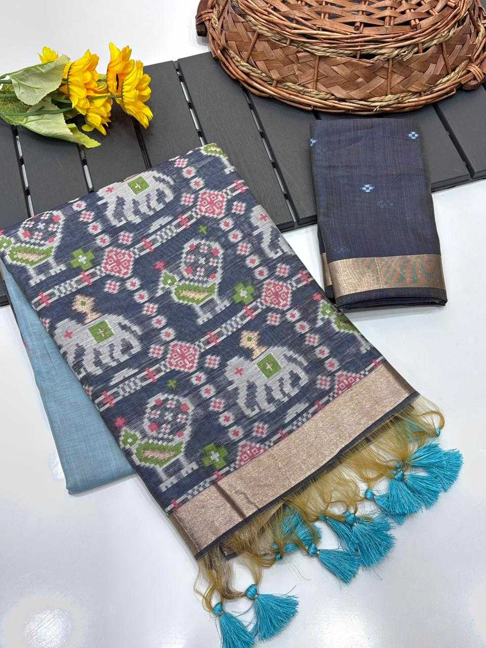 YNF Wholesale Cotton Designer Sarees  | Surat Manufacturer