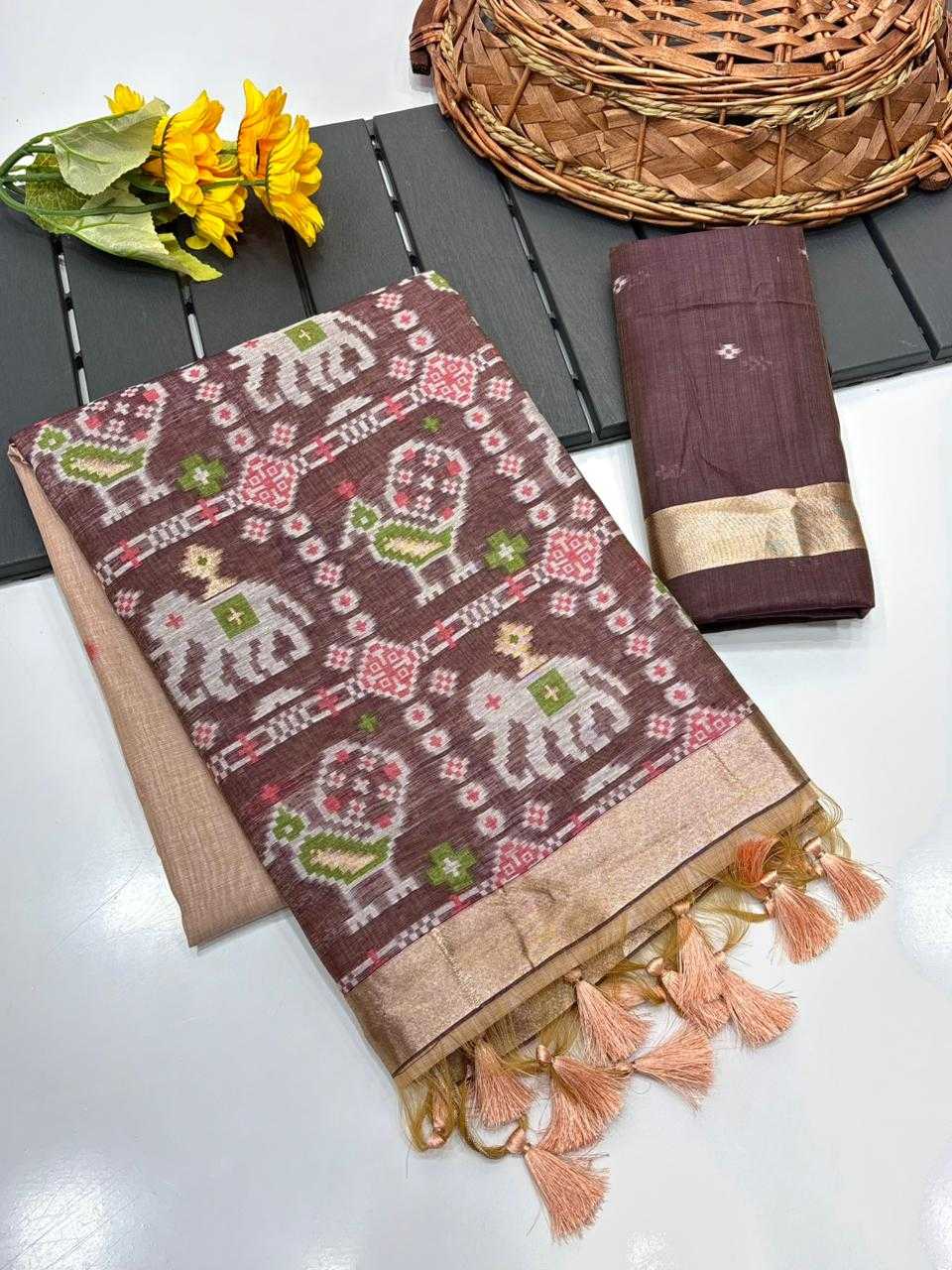 YNF Wholesale Cotton Designer Sarees  | Surat Manufacturer