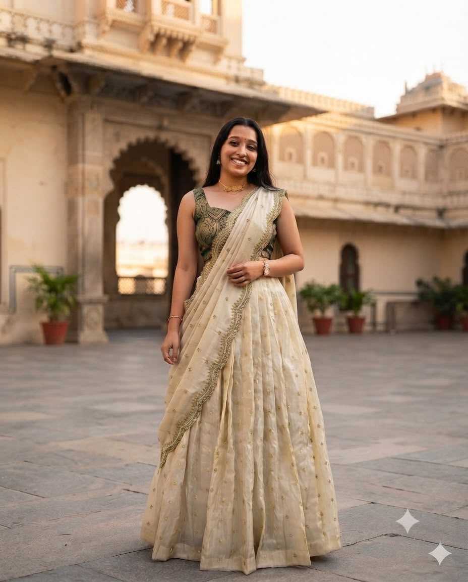 YNF Wholesale Tissue Silk Silk Lehenga  | Surat Manufacturer