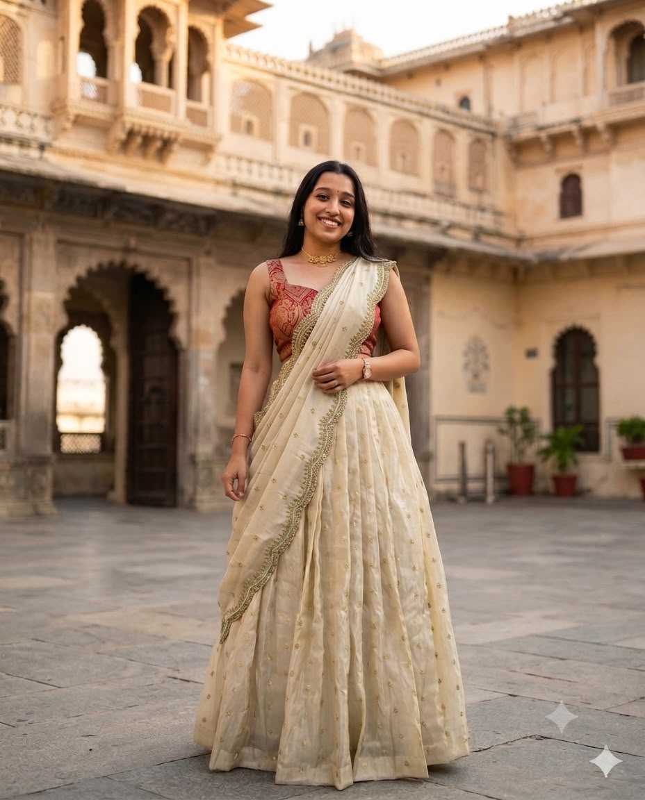 YNF Wholesale Tissue Silk Silk Lehenga  | Surat Manufacturer