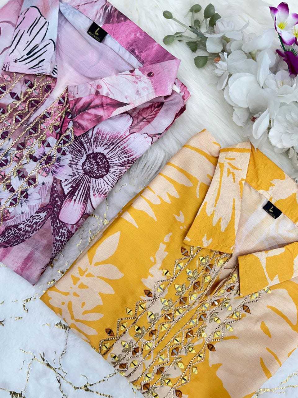 YNF Wholesale Heavy Muslin Co-ord Set  | Surat Manufacturer