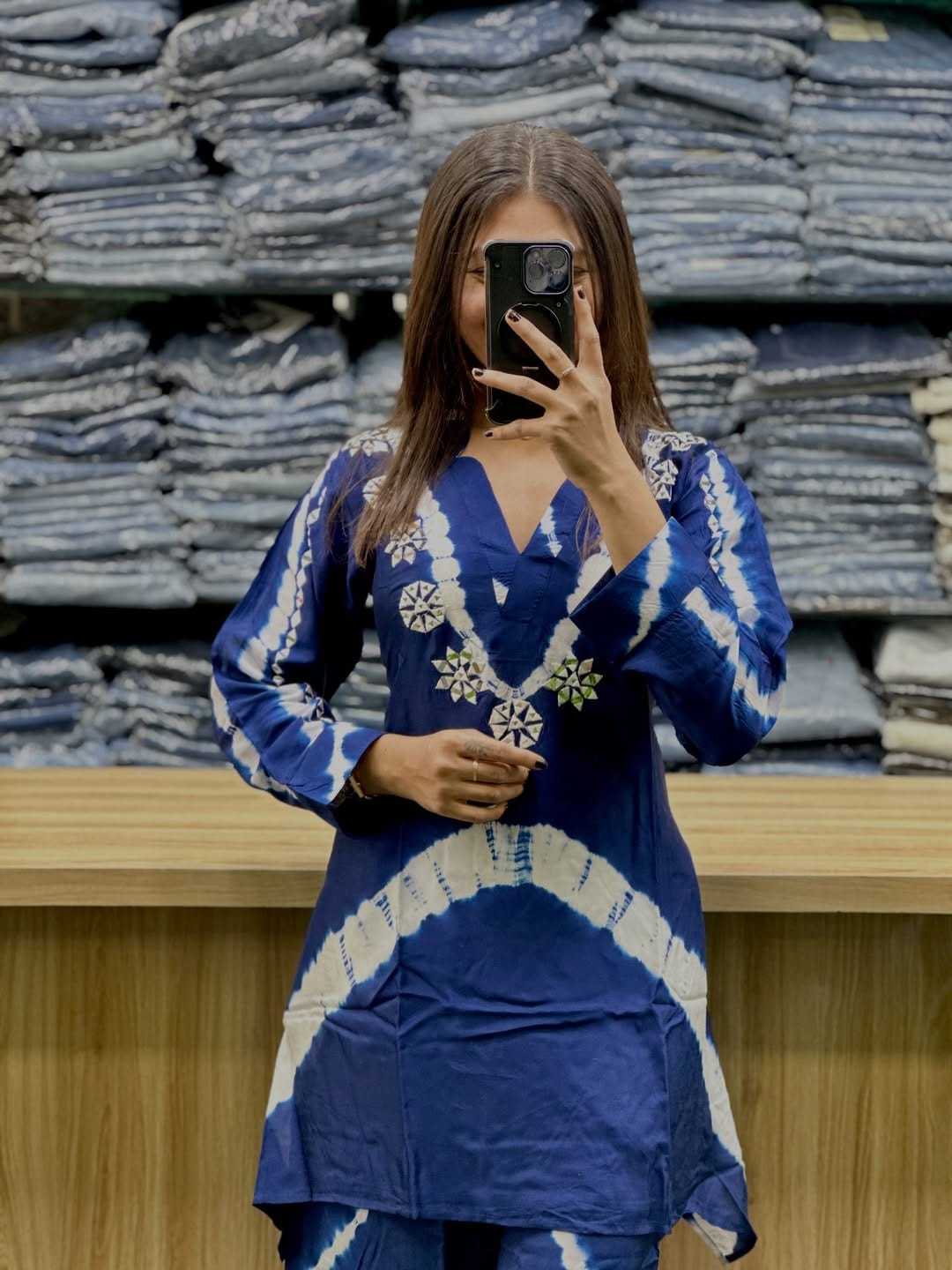 YNF Wholesale Burberry Silk Co-ord Set  | Surat Manufacturer