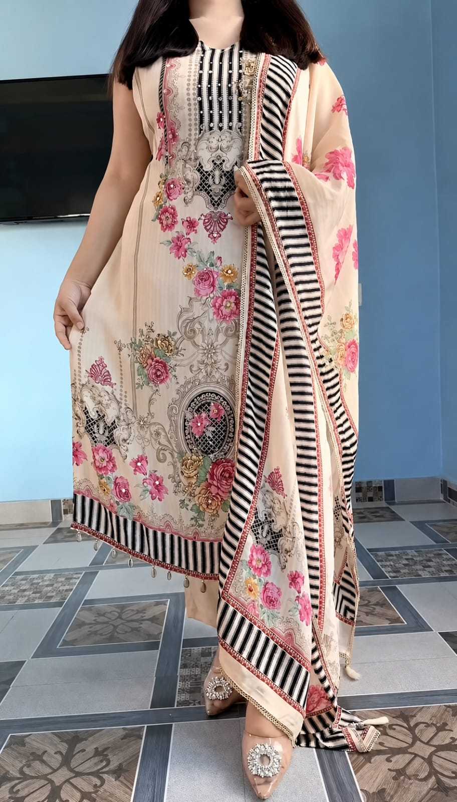 YNF Wholesale Pure Silk Party Wear Kurtis  | Surat Manufacturer