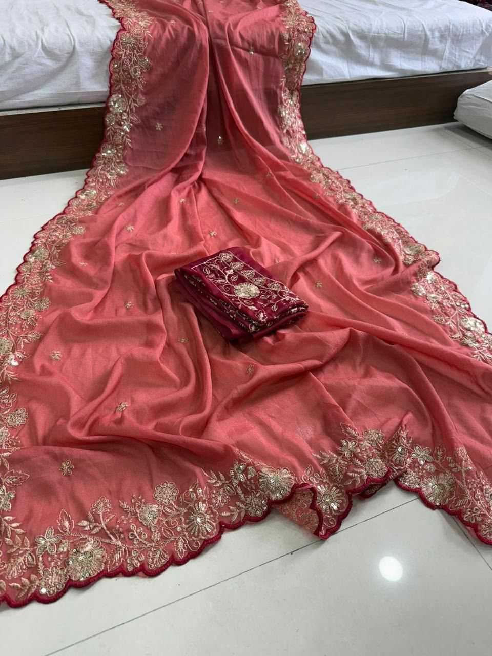 YNF Wholesale Premium Georgette Designer Sarees KESH604 Jhanak | Surat Manufacturer
