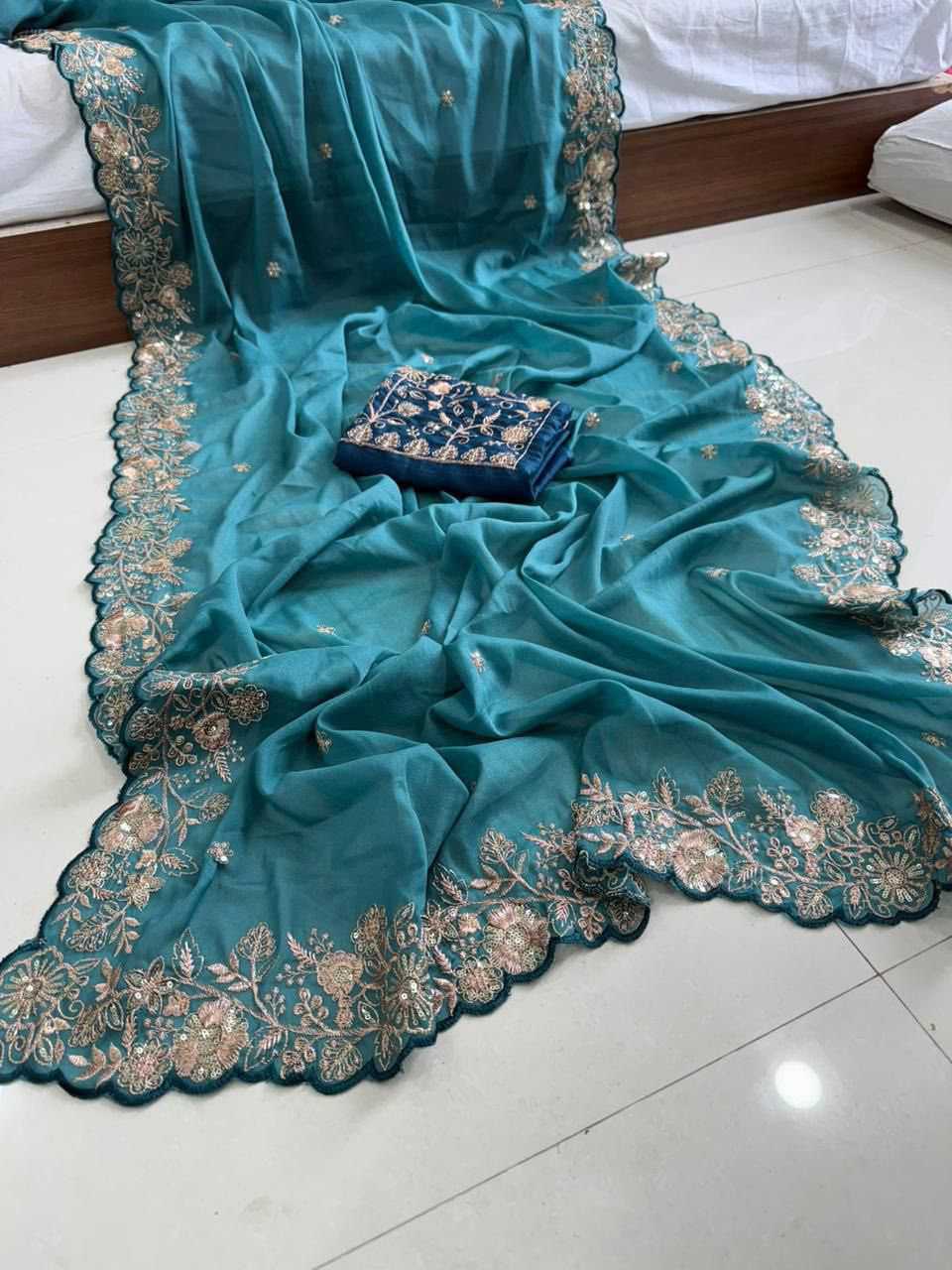YNF Wholesale Premium Georgette Designer Sarees KESH604 Jhanak | Surat Manufacturer