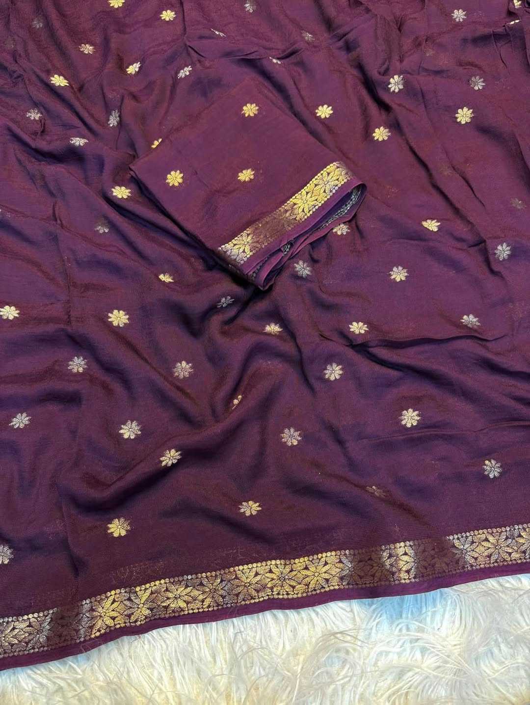 YNF Wholesale Pure Viscos Designer Sarees KESH604 Kanak | Surat Manufacturer
