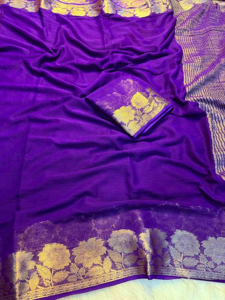 YNF Wholesale Premium Georgette Designer Sarees KESH604 Navya | Surat Manufacturer