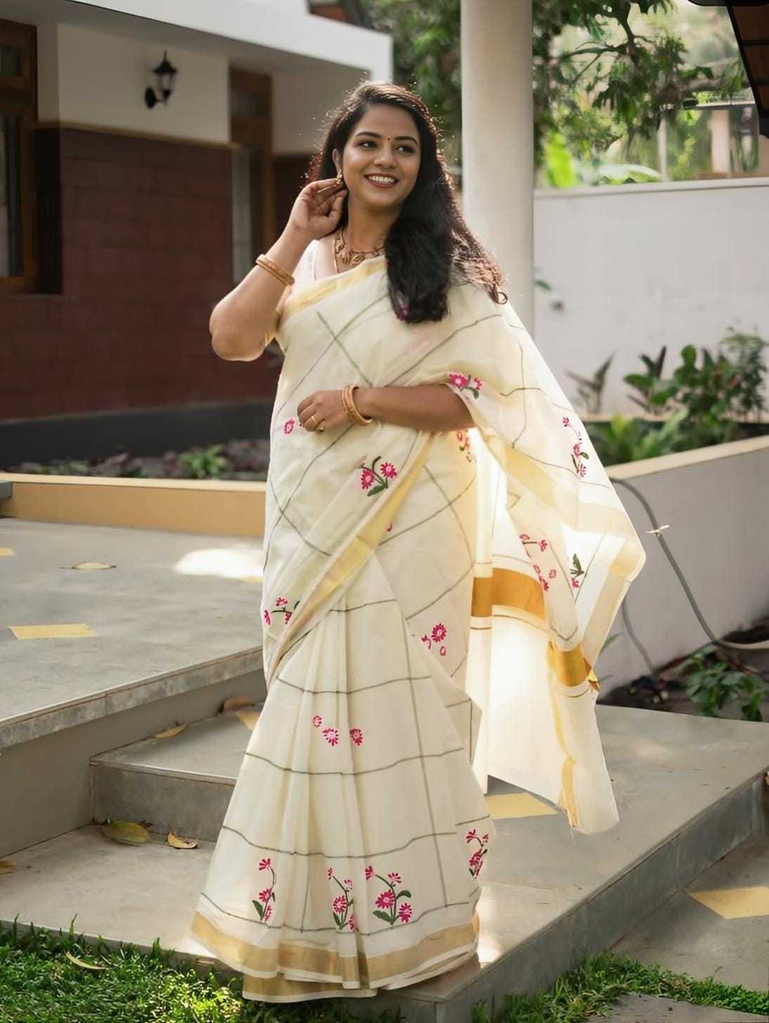YNF Wholesale Linen Designer Sarees  | Surat Manufacturer