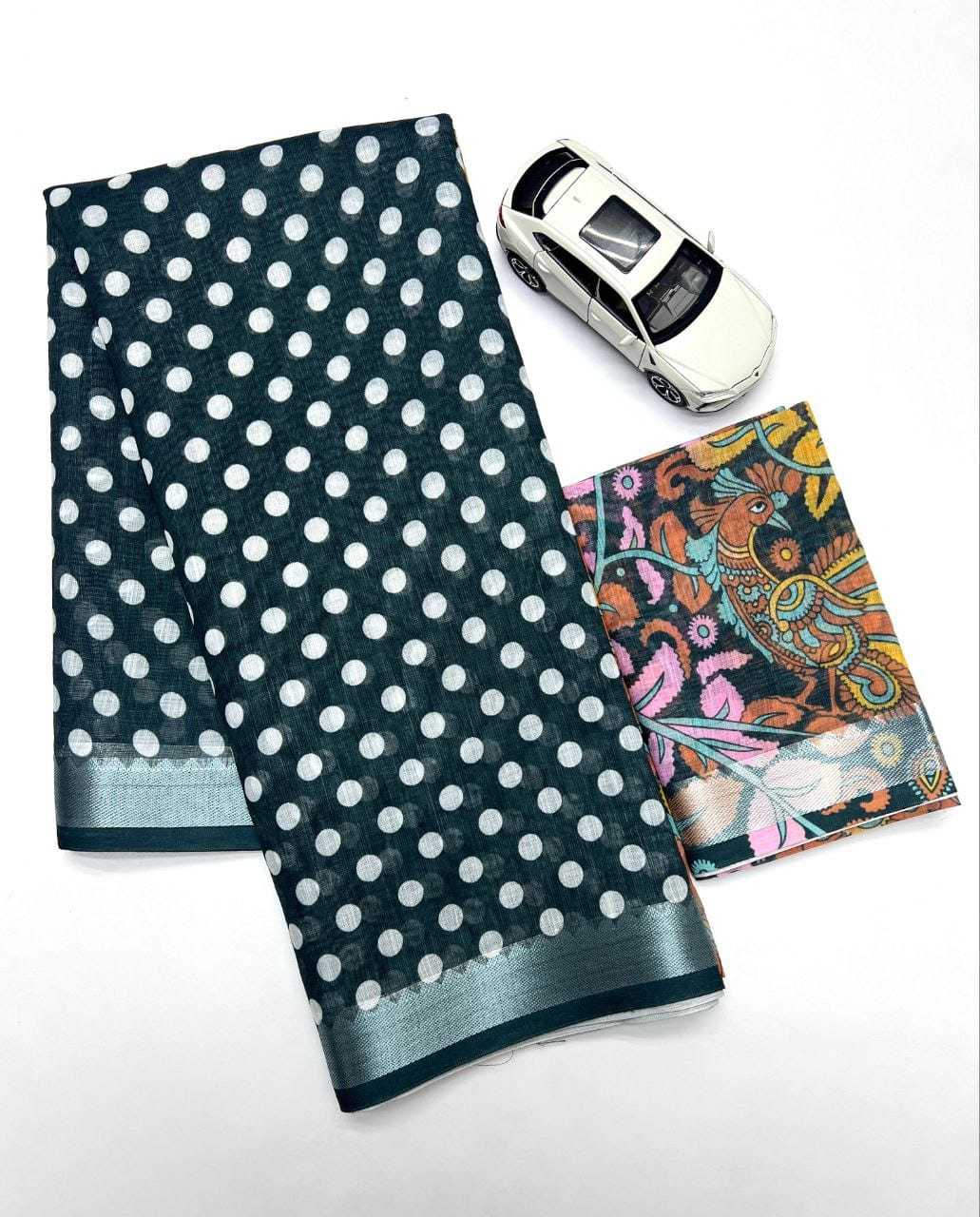 YNF Wholesale Linen Designer Sarees  | Surat Manufacturer
