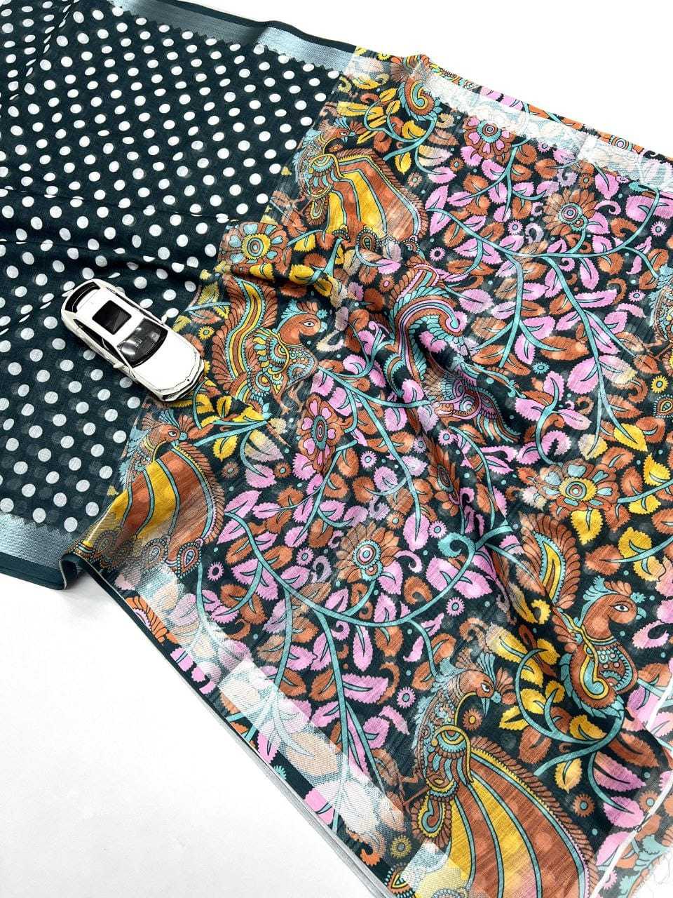 YNF Wholesale Linen Designer Sarees  | Surat Manufacturer