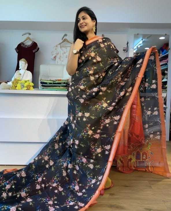 YNF Wholesale Linen Designer Sarees  | Surat Manufacturer