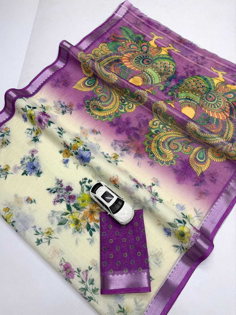 YNF Wholesale Linen Designer Sarees  | Surat Manufacturer