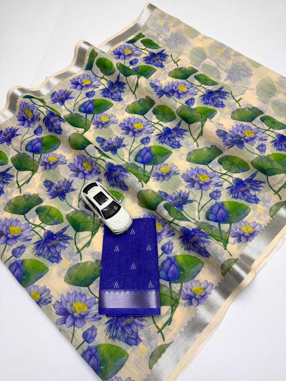 YNF Wholesale Linen Designer Sarees  | Surat Manufacturer