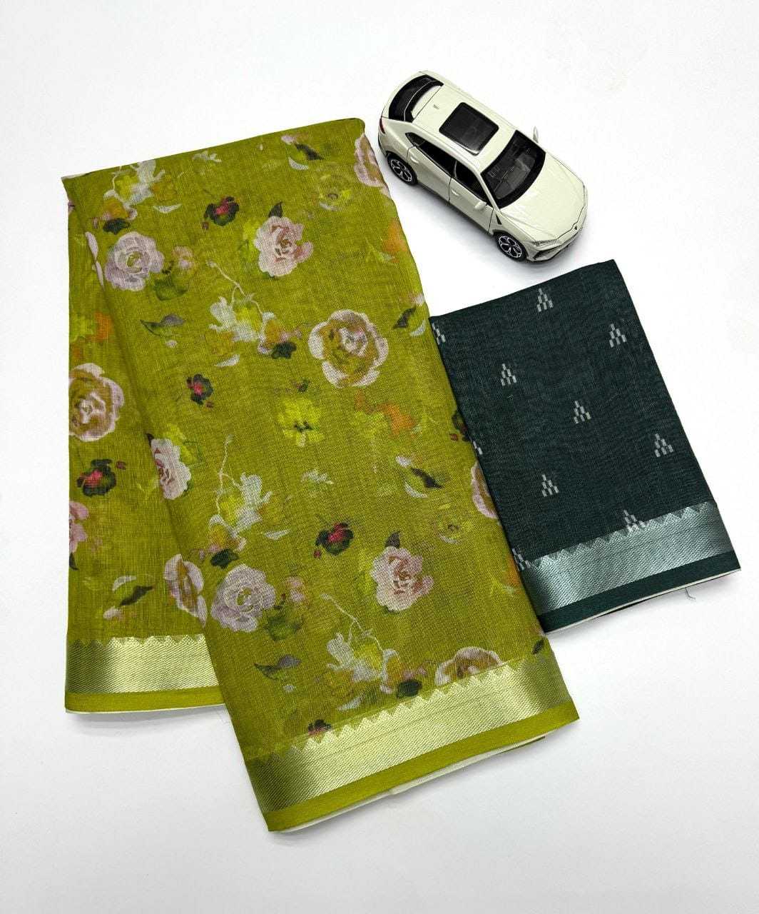 YNF Wholesale Linen Designer Sarees  | Surat Manufacturer