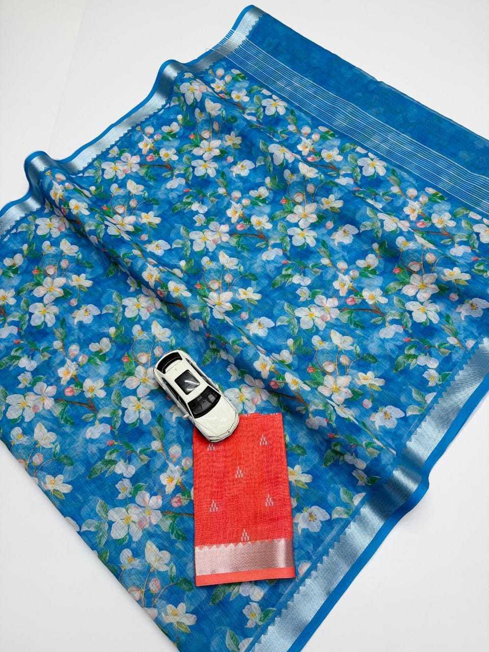 YNF Wholesale Linen Designer Sarees  | Surat Manufacturer
