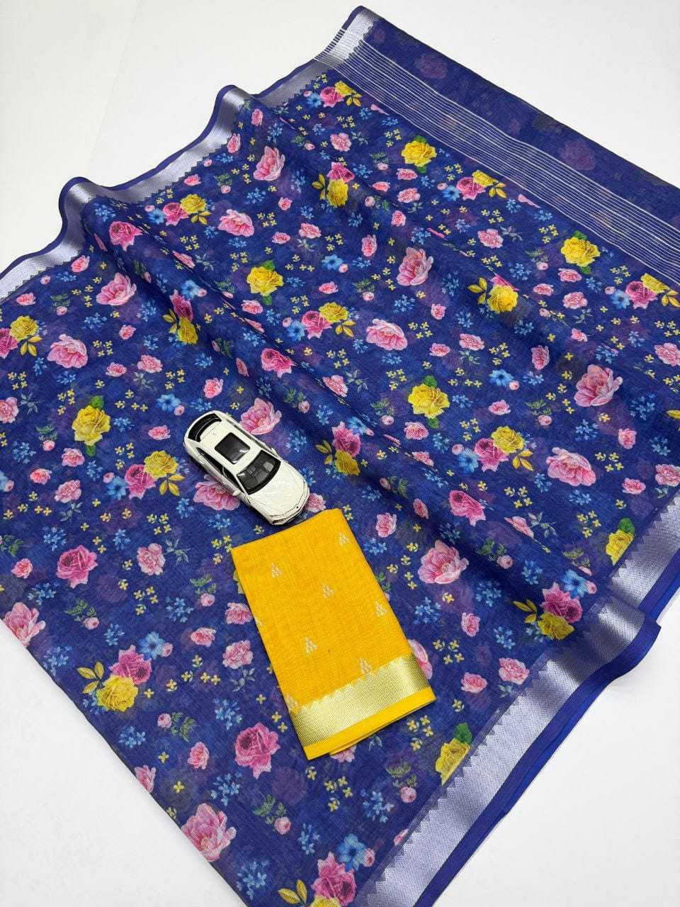 YNF Wholesale Linen Designer Sarees  | Surat Manufacturer