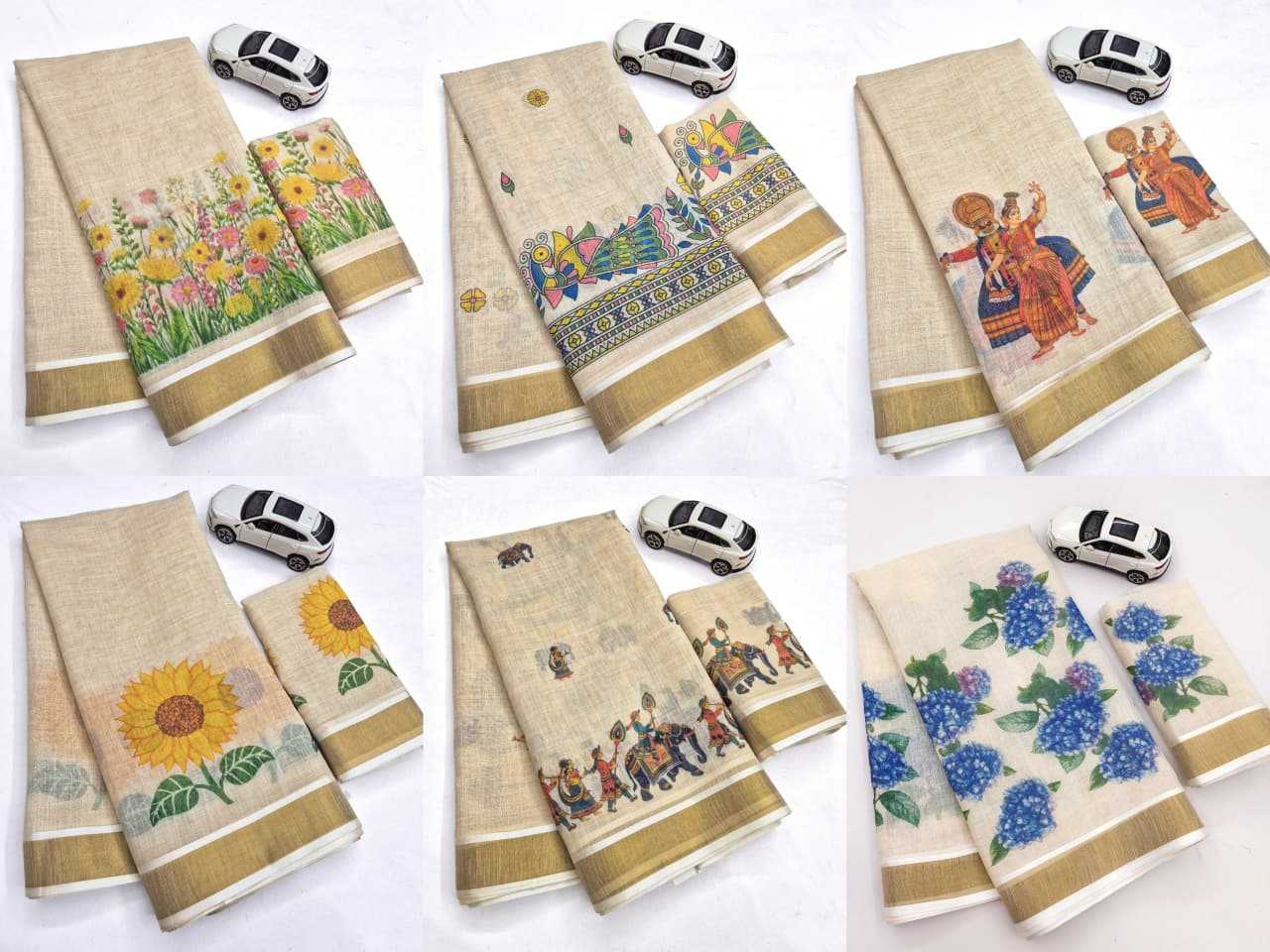 YNF Wholesale Linen Party Wear Sarees  | Surat Manufacturer