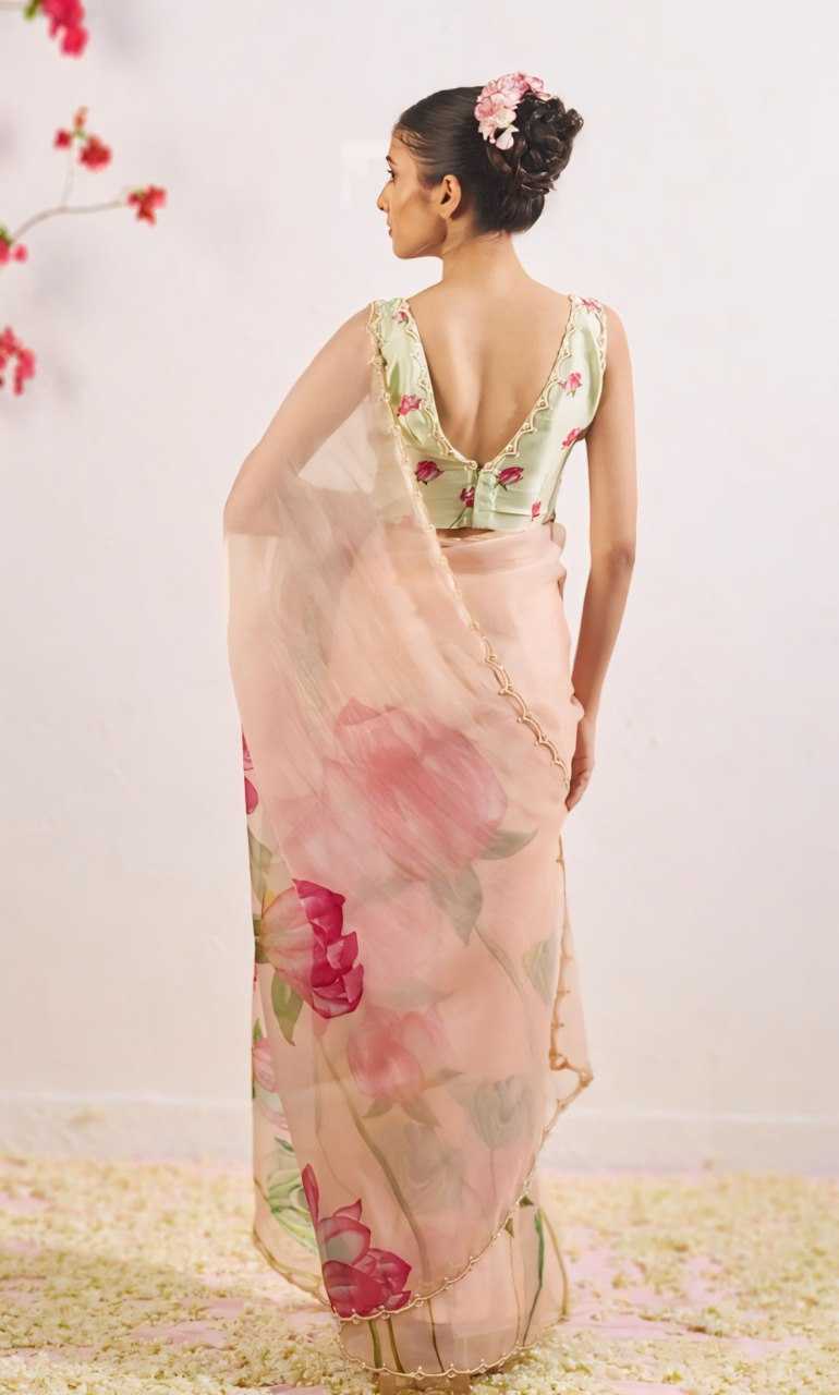 YNF Wholesale Organza Silk Ready To Wear Sarees KESH606 493 | Surat Manufacturer