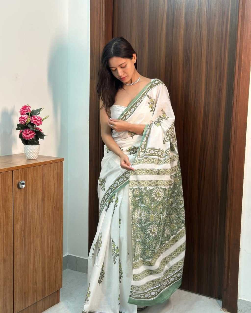 YNF Wholesale Cotton Ready To Wear Sarees KESH606 529 | Surat Manufacturer